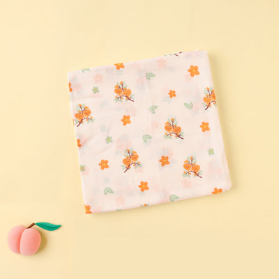 Peachy Blossom Bath Towel