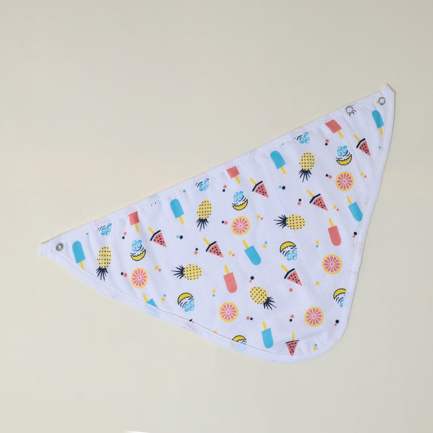 Tiny Popsicle Muslin Bib