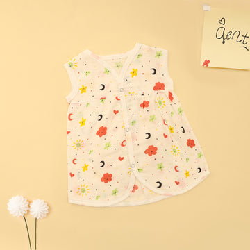 Sunny Bloom Chest-Cut Frock