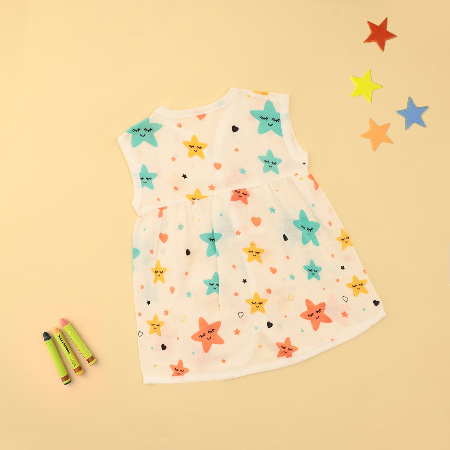 Starry Smiles Chest-Cut Frock