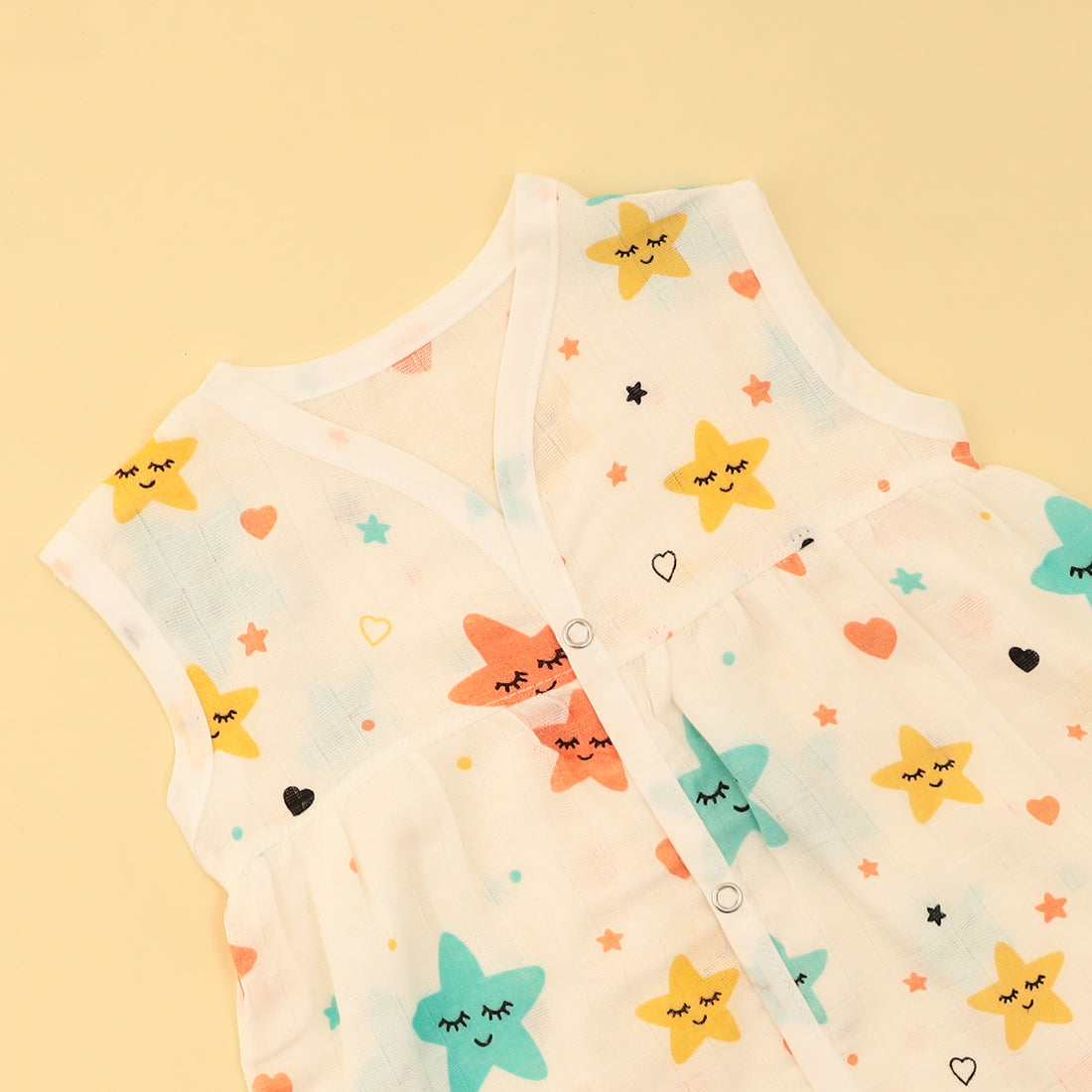 Starry Smiles Chest-Cut Frock