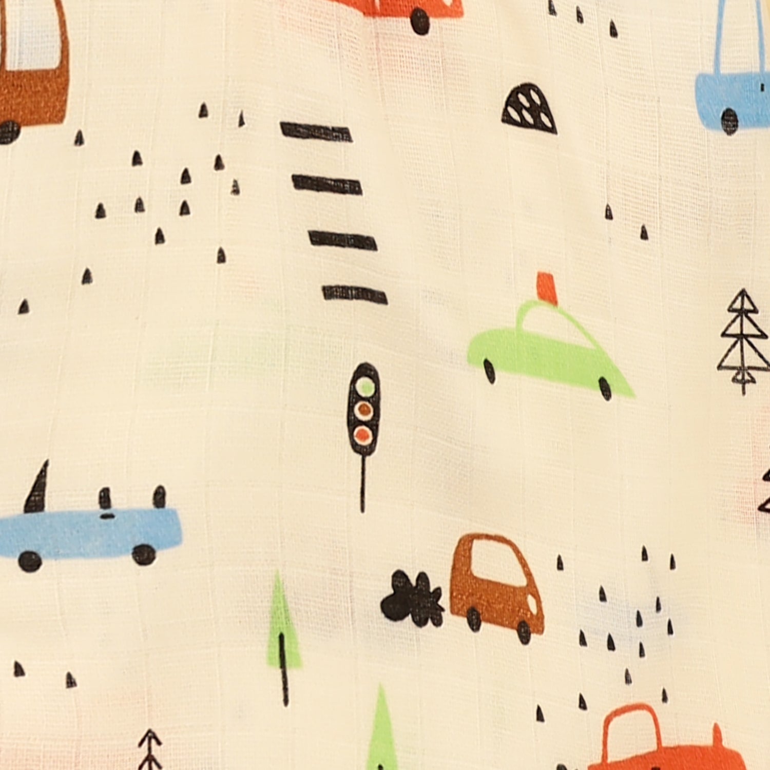 Busy Road Chest-Cut Frock