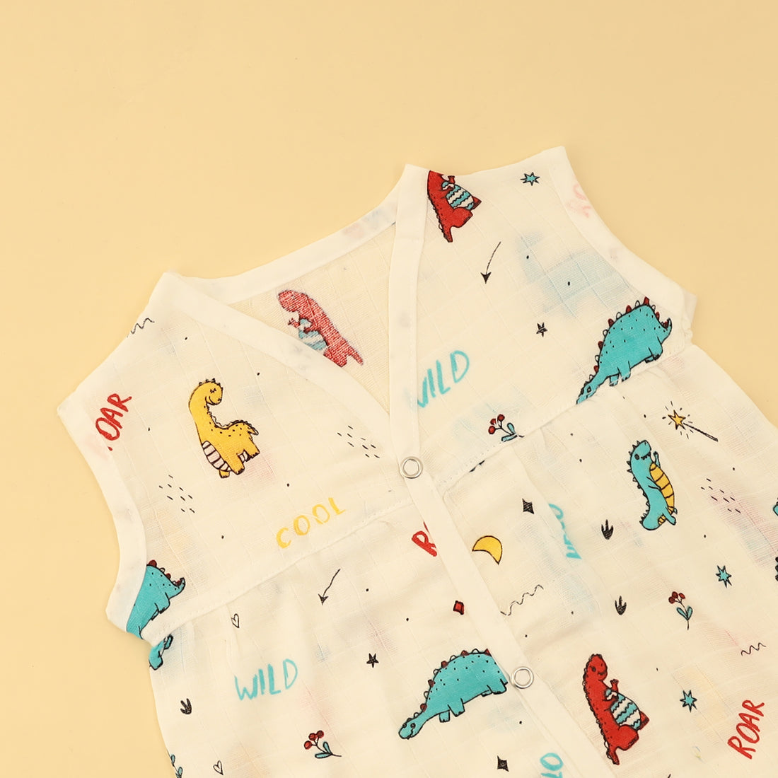 Little Dino Chest-Cut Frock