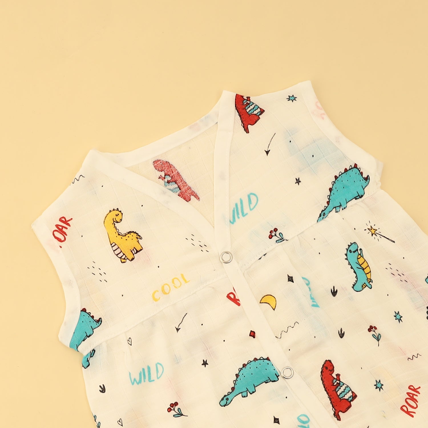 Little Dino Chest-Cut Frock
