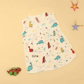 Little Dino Chest-Cut Frock