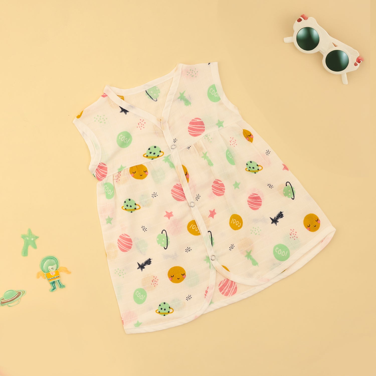 Super Cool Chest-Cut Frock