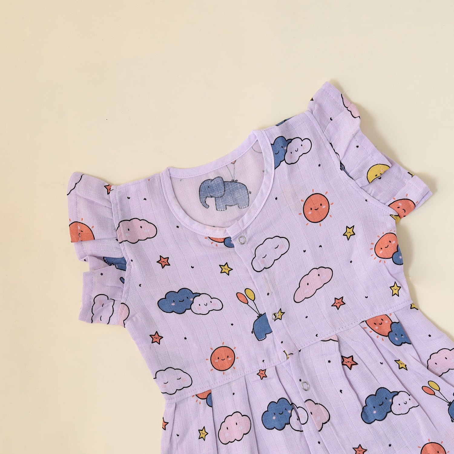 Dreamy Cloud Frill Frock