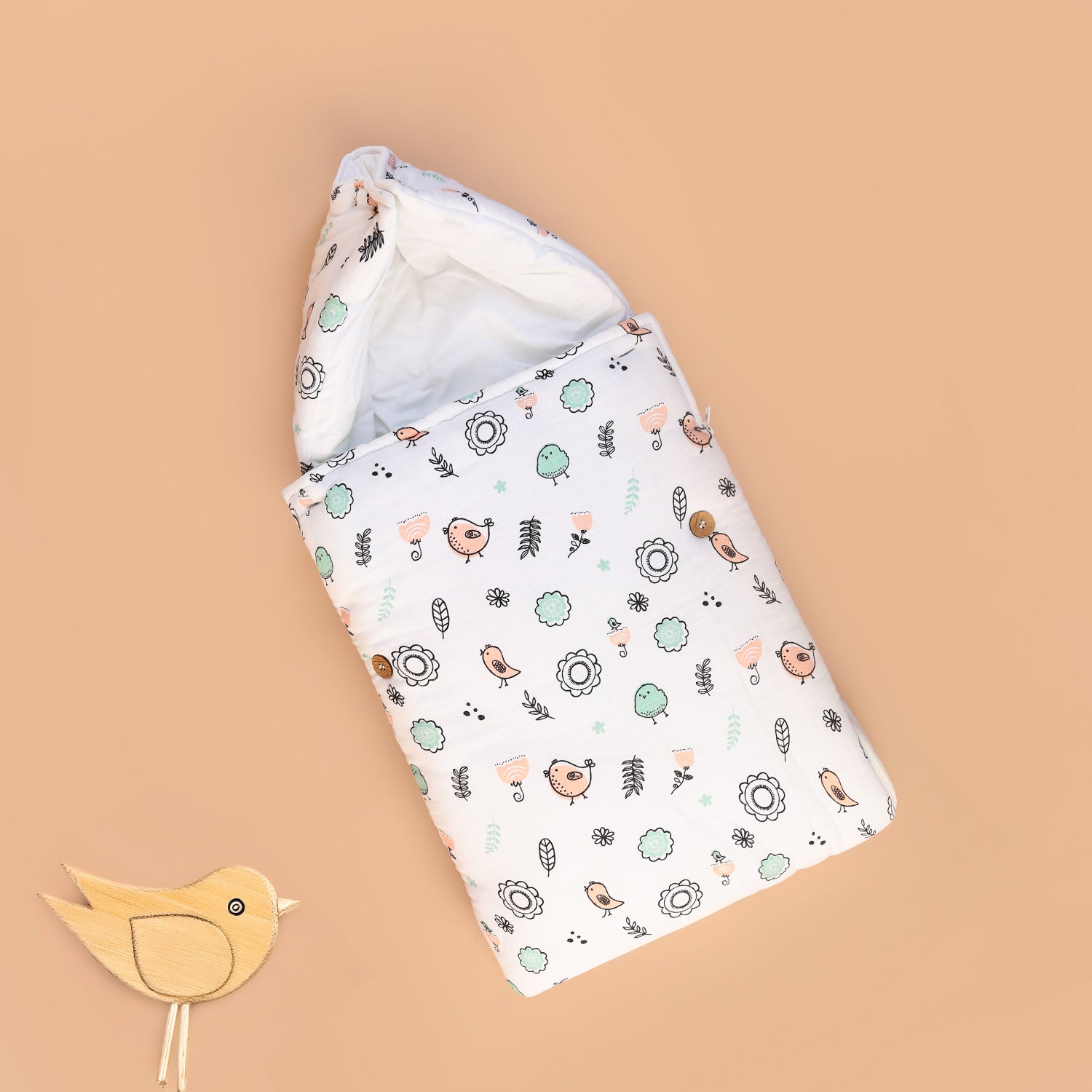 Cozy Chirps Muslin Carry Nest