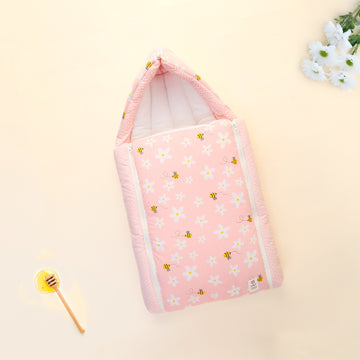 Buzz & Bloom Muslin Carry Nest(Pink)