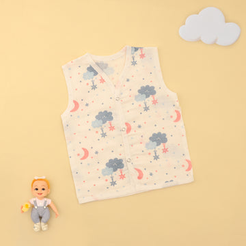 Starry Clouds Button Jabla