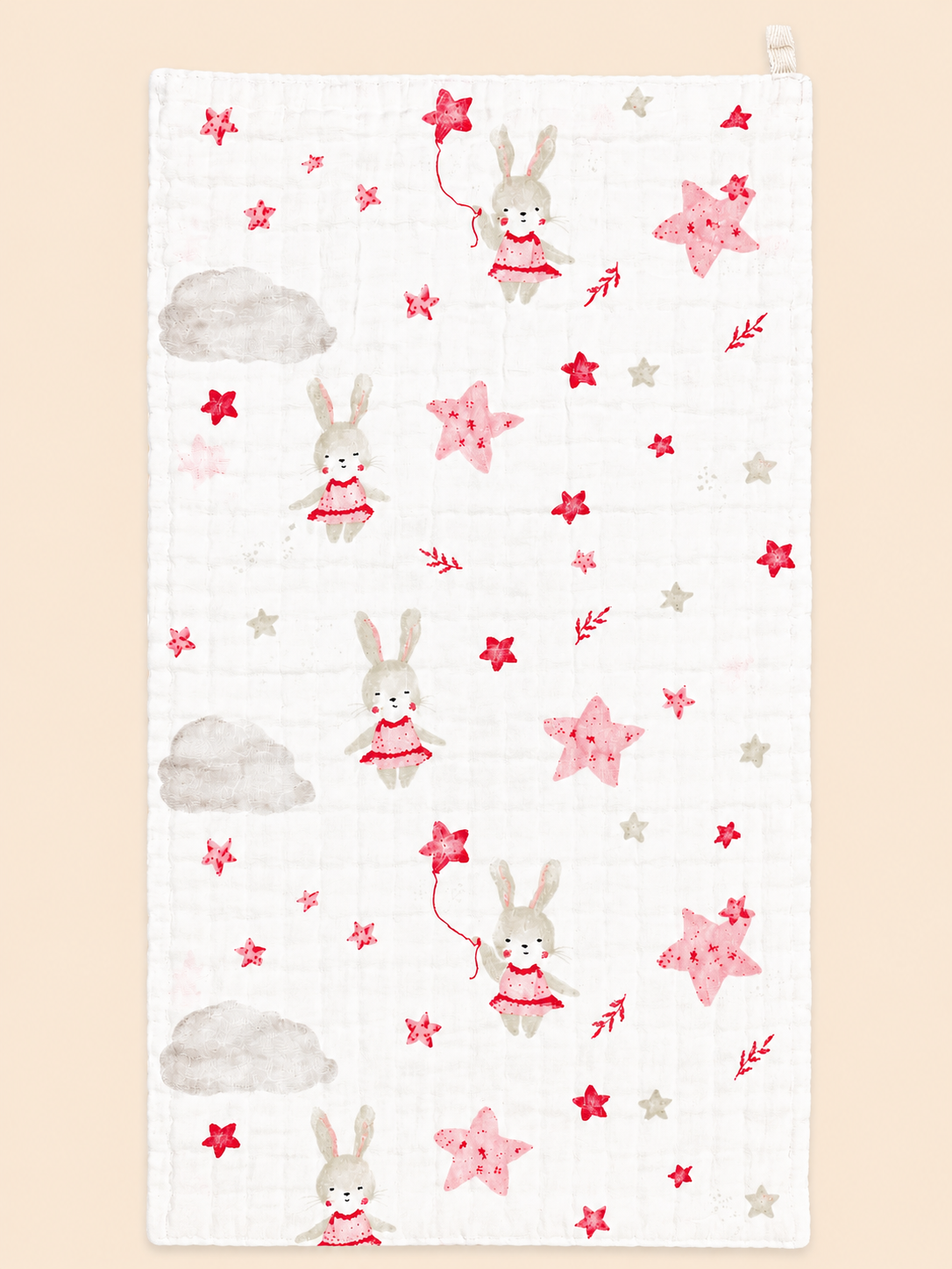 Muslin 6Layer Burp Cloth (Pack of 4)