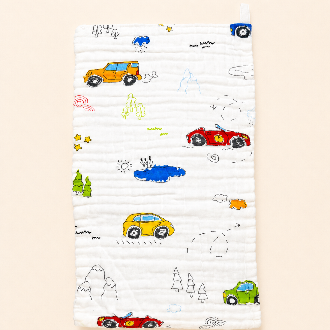 Muslin 6Layer Burp Cloth (Pack of 2)