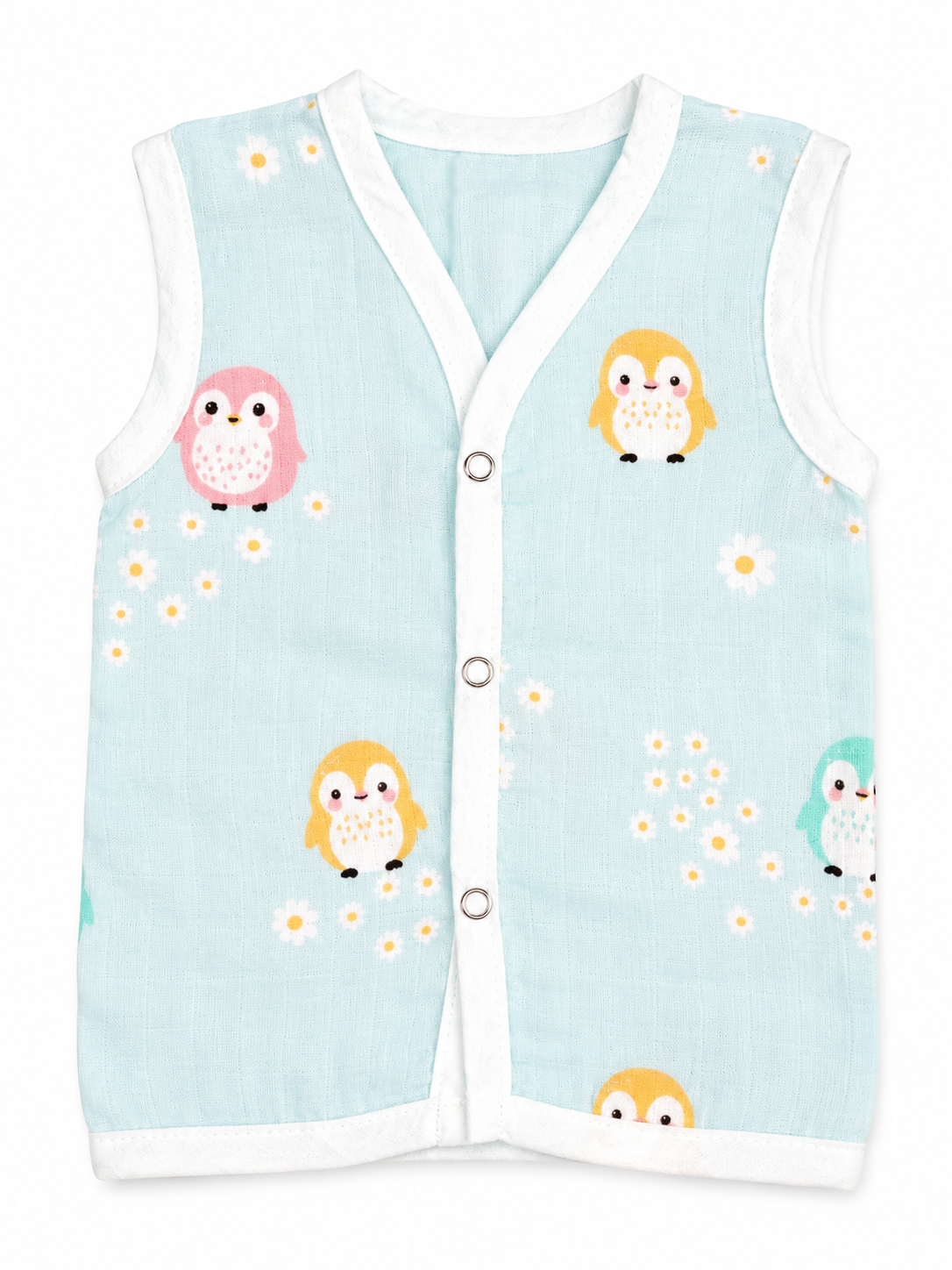 Cozy Penguin Button Jabla