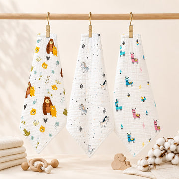 Muslin 6Layer Burp Cloth (Pack of 3)