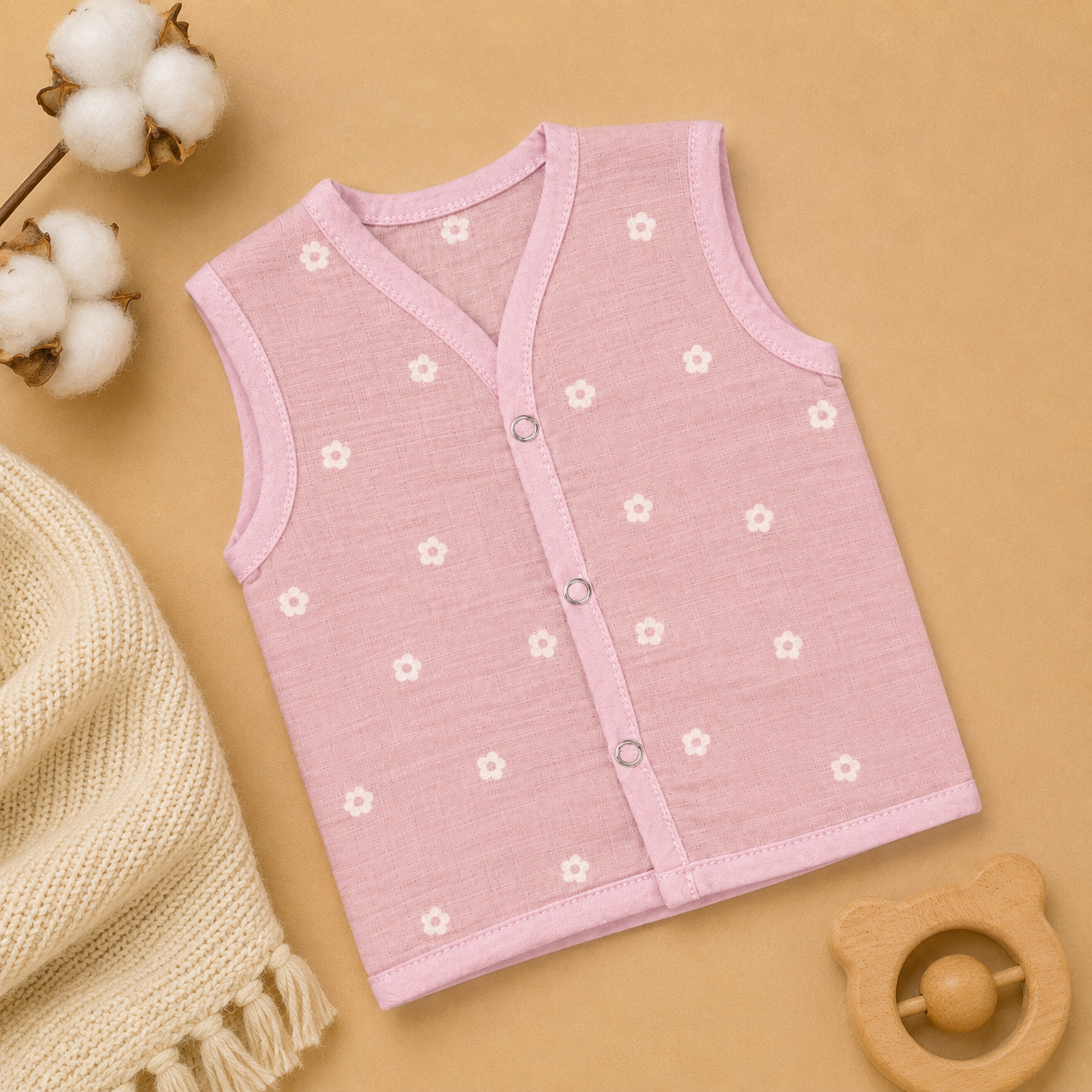Lilac Bloom Button Jabla
