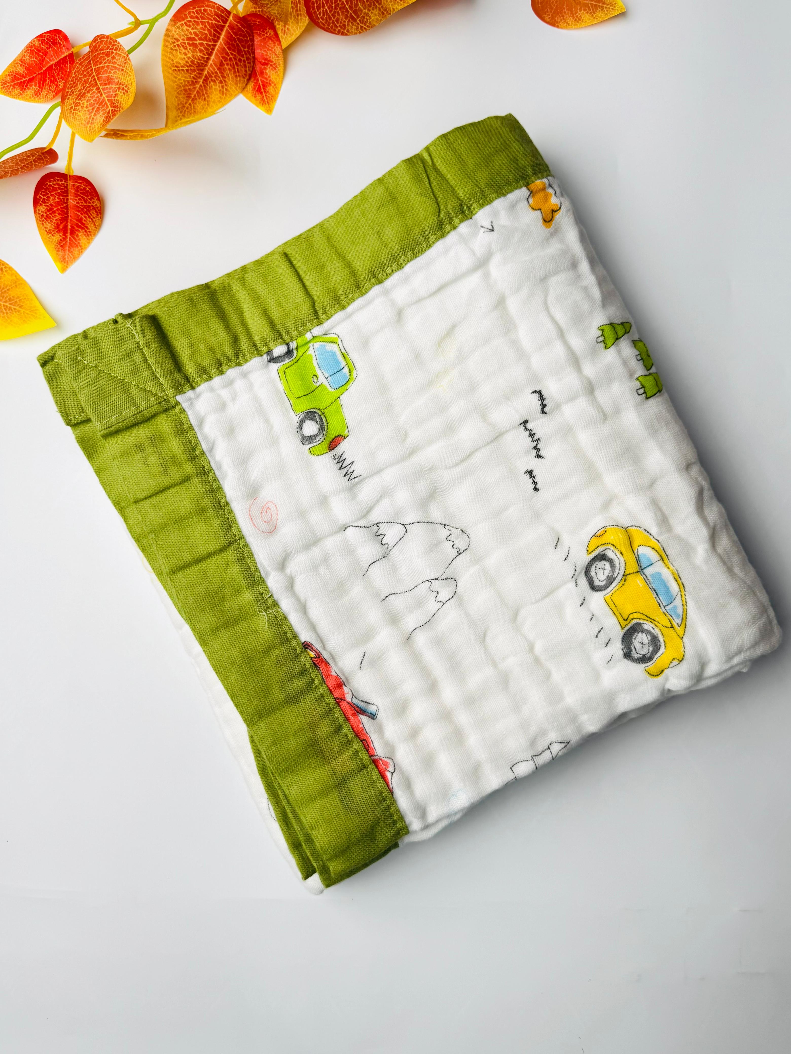 6 layer blanket -Green