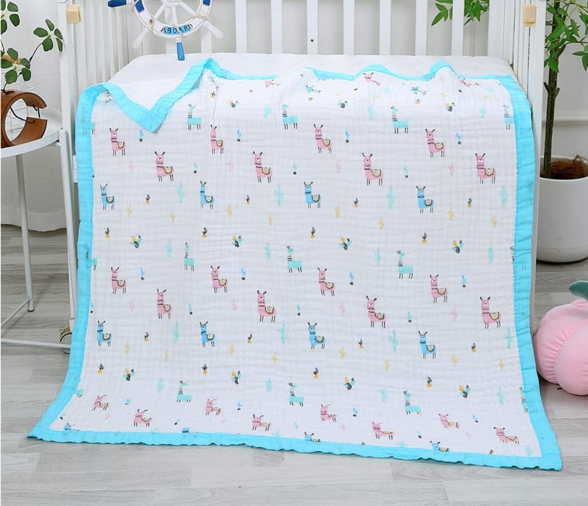 6 Layer Blanket-Blue