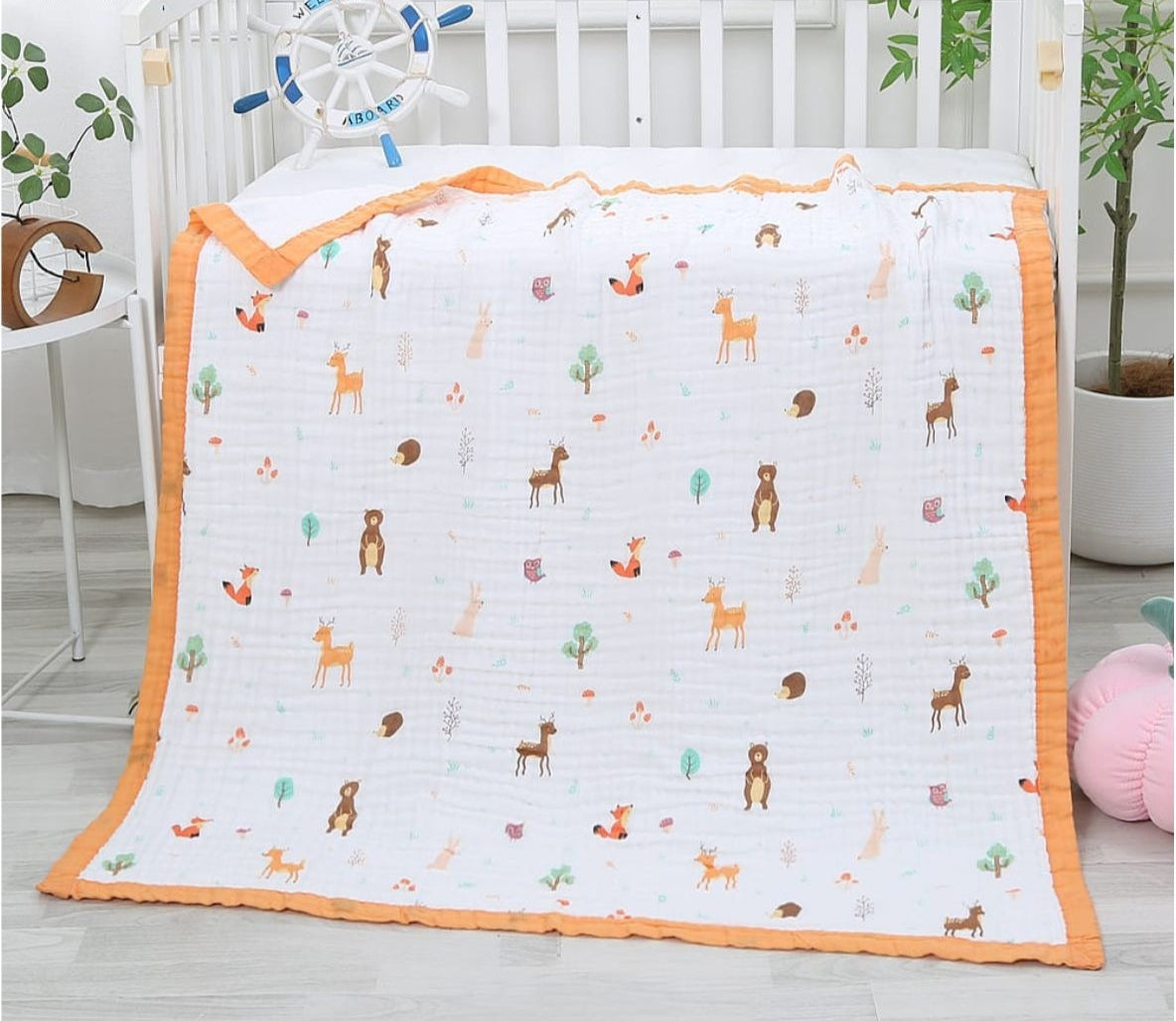 6 Layer Blanket-Orange