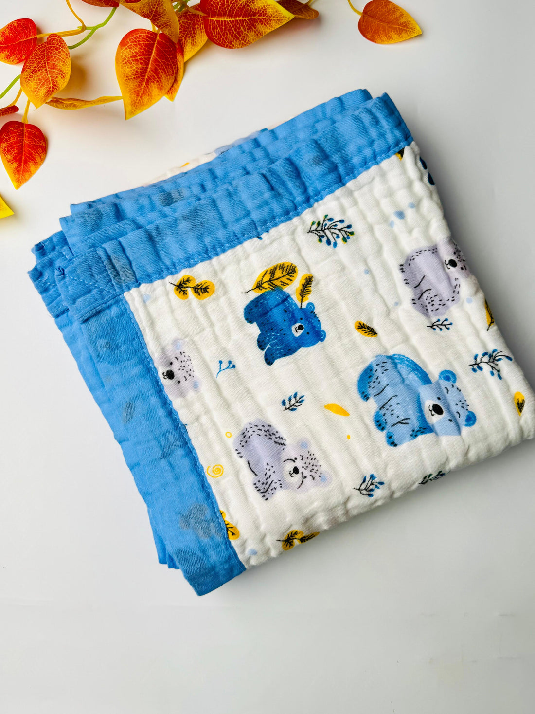 6 layer blanket -Dark Blue