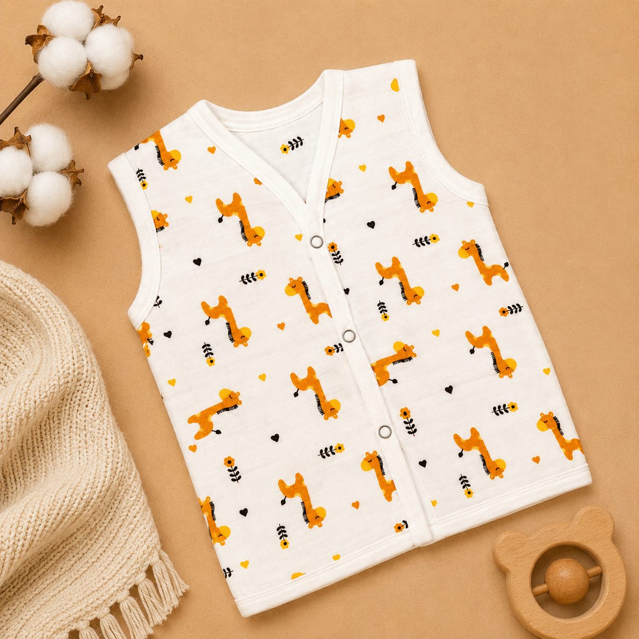 Mini Giraffe Button Jabla