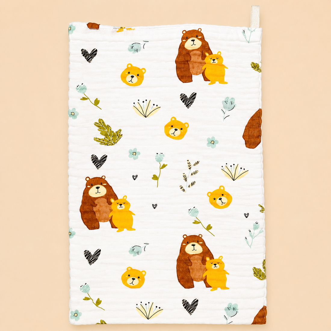 Muslin 6Layer Burp Cloth (Pack of 3)