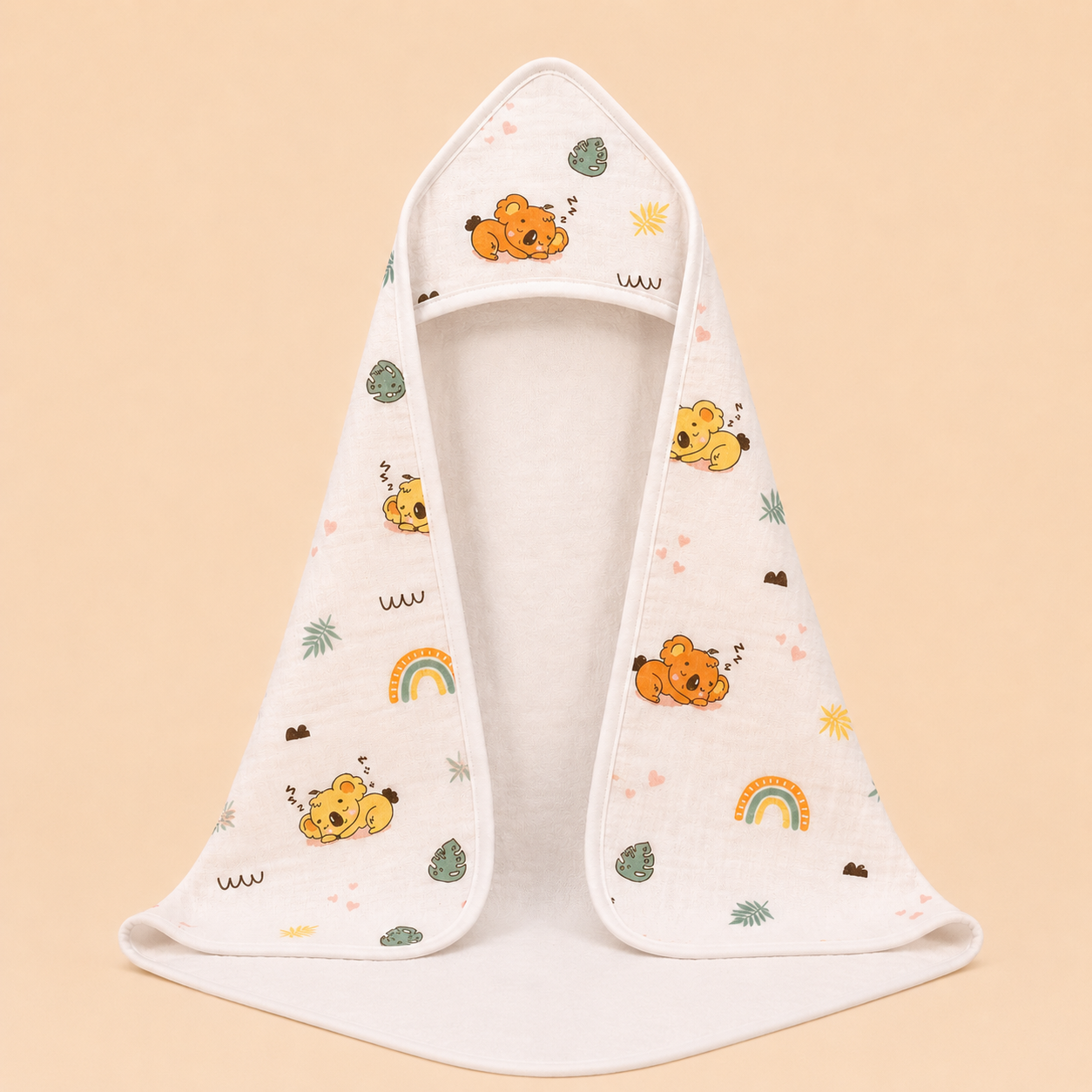Sleepy Koala Hooded Towel