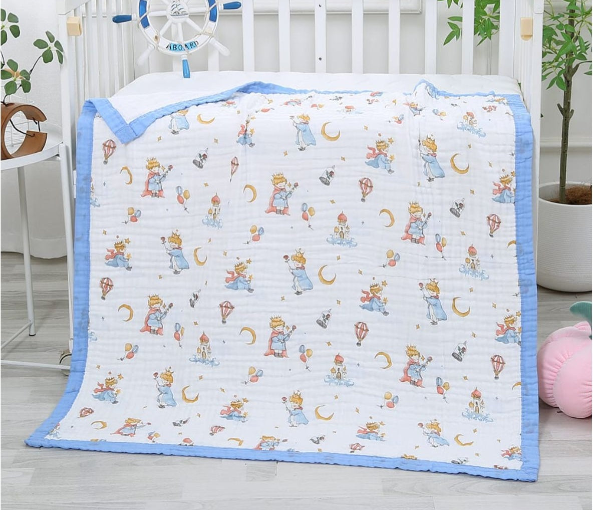 6 Layer Blanket-Blue