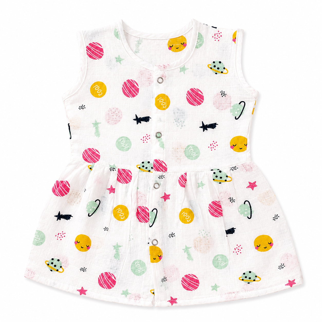 Space Adventure Sleeveless Frock