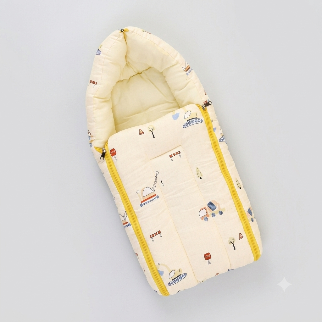Vehicle Theme Muslin Carry Bed