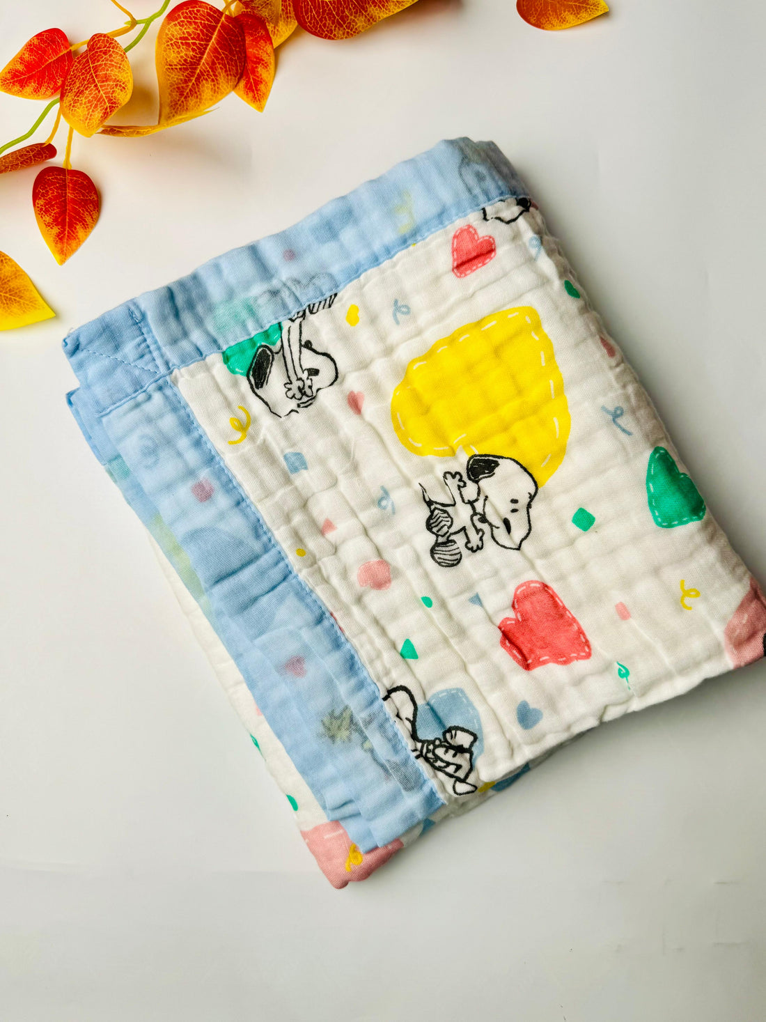 6 layer blanket- Blue
