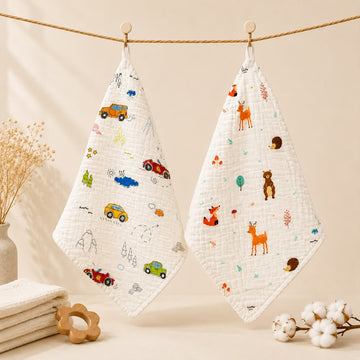 Muslin 6Layer Burp Cloth (Pack of 2)