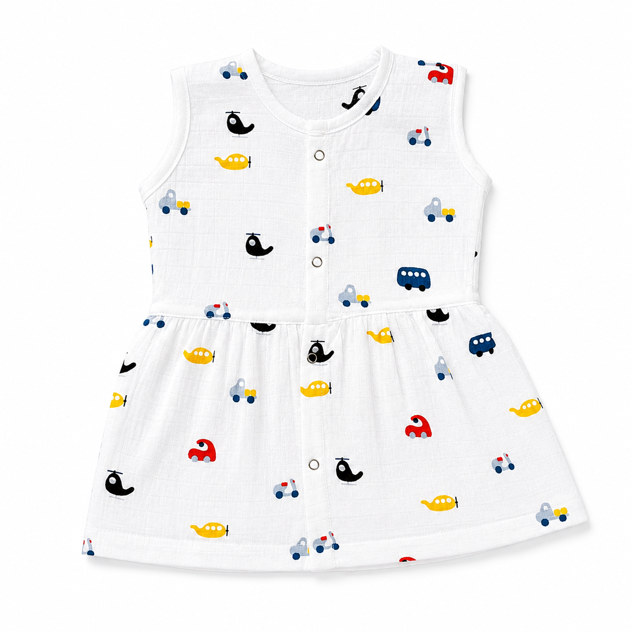 Little Transport Sleeveless Frock