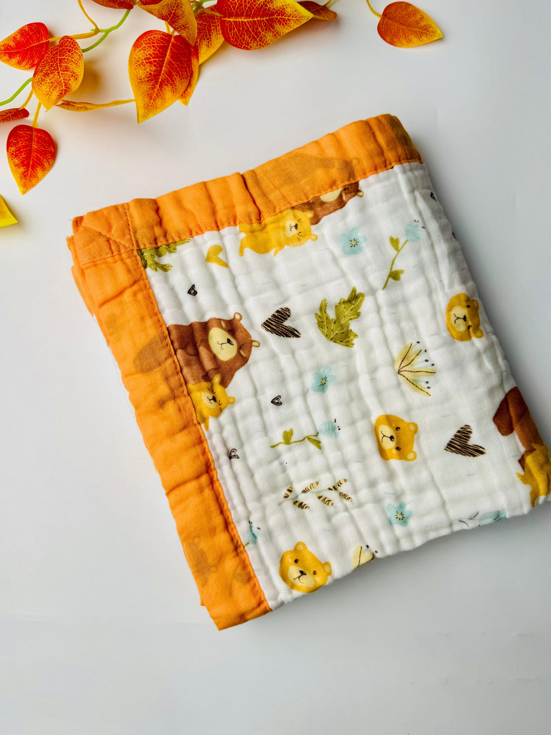6 layer blanket -Orange