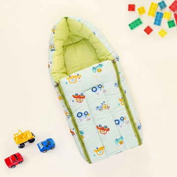 Mint Green Vehicle Muslin Carry Bed