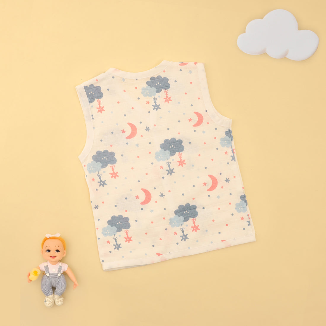 Starry Clouds Button Jabla