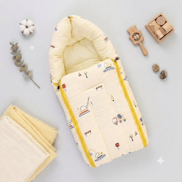 Vehicle Theme Muslin Carry Bed